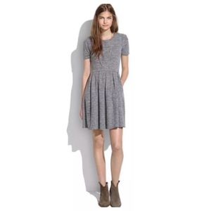 Madewell gray marled sweatshirt dress